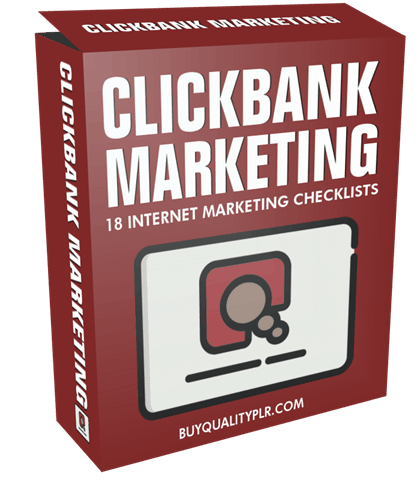 Clickbank Marketing Internet Marketing Checklist