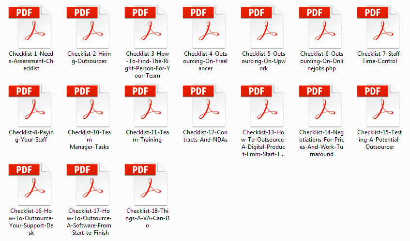 Outsourcing Checklist