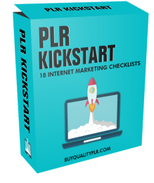 PLR Kickstart Internet Marketing Checklist