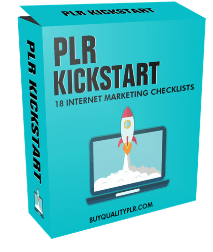 PLR Kickstart Internet Marketing Checklist