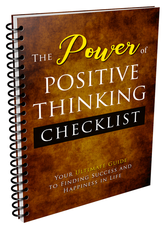 The Power Of Positive Thinking Checklist
