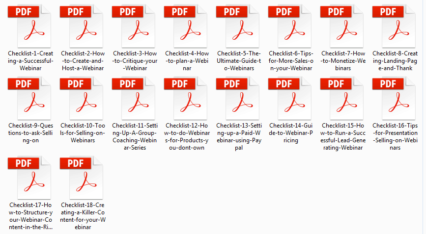 Selling on Webinars Checklist