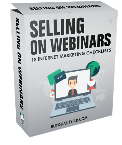 Selling on Webinars Internet Marketing Checklist