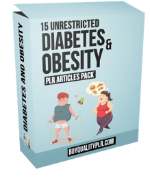 15 Unrestricted Diabetes and Obesity PLR Articles