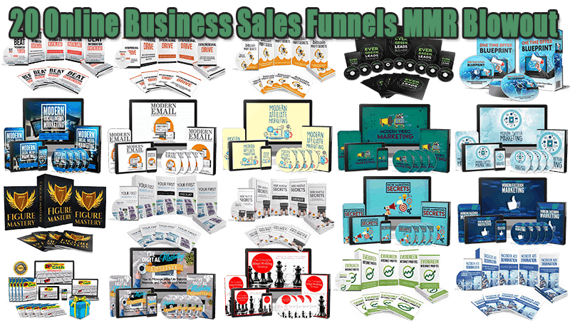 20 Online Business Sales Funnels Master Resell Rights Blowout