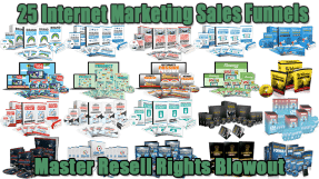 25 Internet Marketing Sales Funnels Master Resell Rights Blowout
