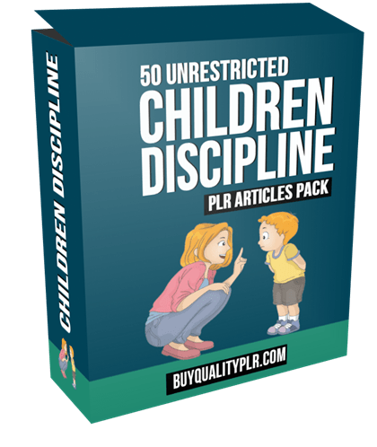 50 Unrestricted Children Discipline PLR Articles Pack