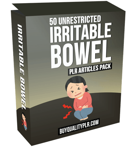 50 Unrestricted Irritable Bowel PLR Articles Pack
