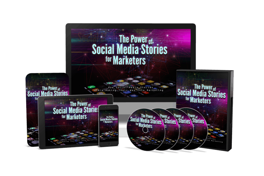 The Power Of Social Media Stories For Marketers Sales Funnel with Master Resell Rights