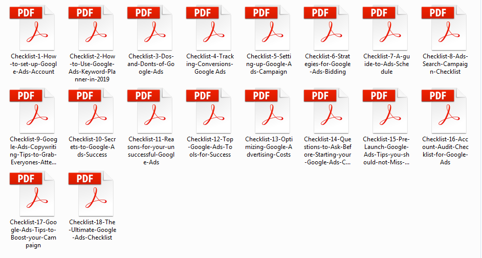 Internet Marketing Checklist - Google Adwords
