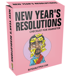 New Year's Resolutions Checklist For Marketers