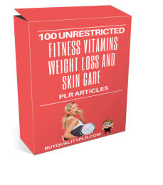 100 Unrestricted Fitness Vitamins Weight Loss And Skin Care PLR ...