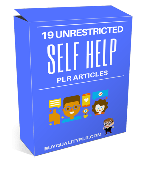 19 Unrestricted Self Help PLR Articles Pack