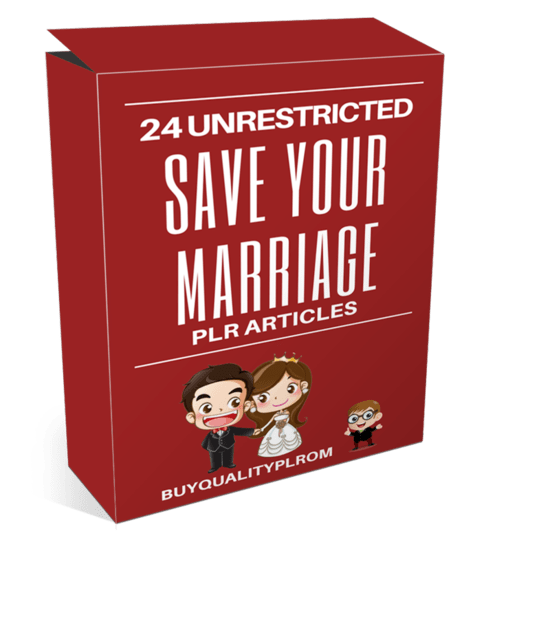 24 Unrestricted Save Your Marriage PLR Articles