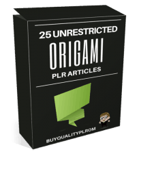 25 Unrestricted Origami PLR Articles