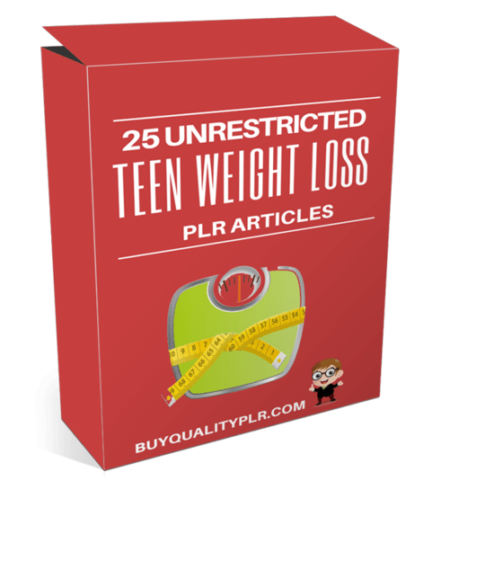 25 Unrestricted Teen Weight Loss PLR Articles