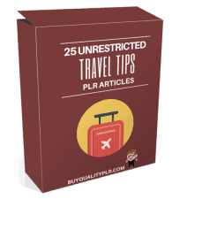 25 Unrestricted Travel Tips PLR Articles