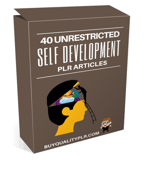 40 Unrestricted Self Development PLR Articles Pack