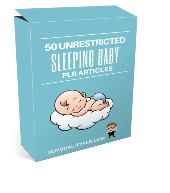 50 Unrestricted Sleeping Baby PLR Articles Pack