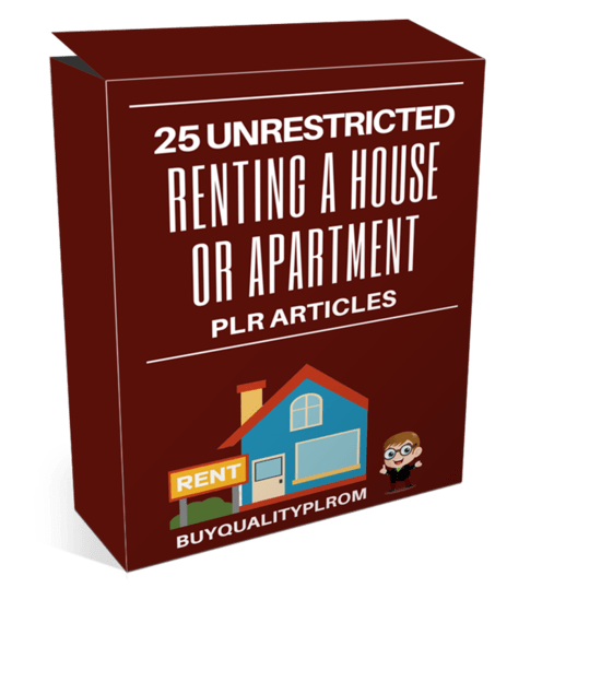 Renting A House Or Apartment PLR Articles
