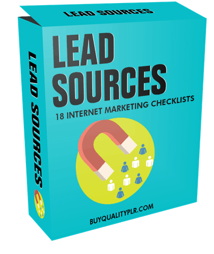 Internet Marketing Checklist – 18 Lead Sources Checklists