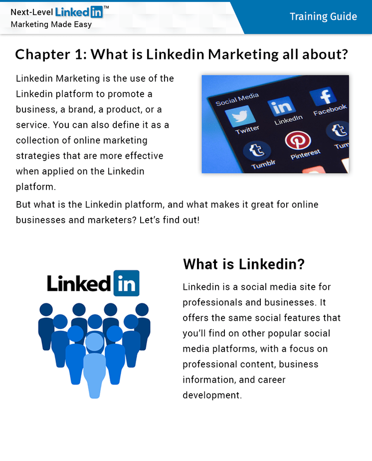 Next Level LinkedIn Marketing Insider Look Next Level LinkedIn Marketing Insider Look