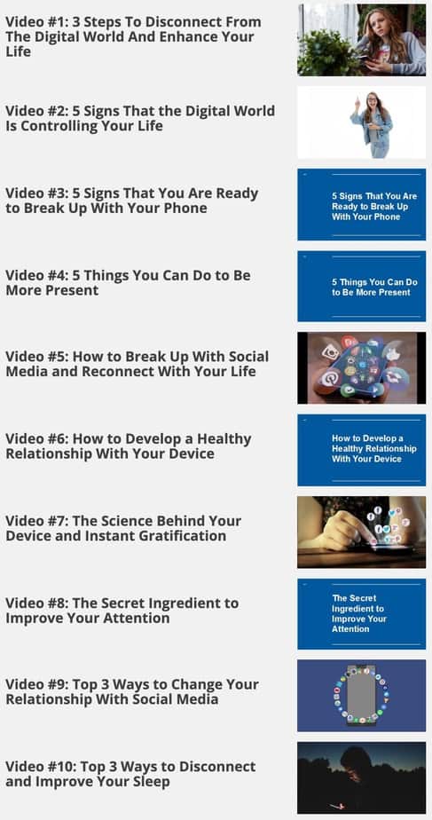 Unplug No Distractions Videos