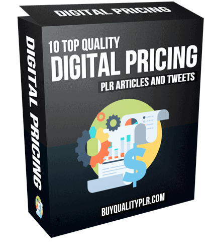 Digital Pricing PLR Articles and Tweets