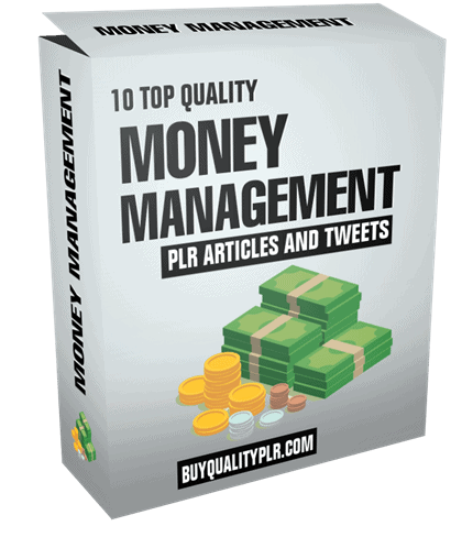 Money Management PLR Articles and Tweets