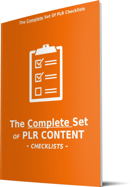 PLRtivity 20 Premium Using PLR Content PLR Checklists