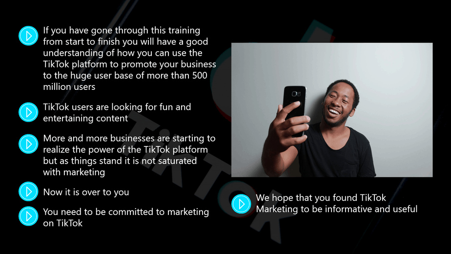 TikTok Marketing Conclusion TikTok Marketing Conclusion