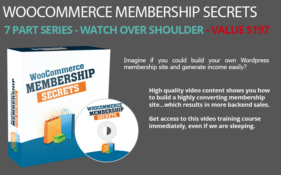 WooCommerce Membership Secrets Scene Cover