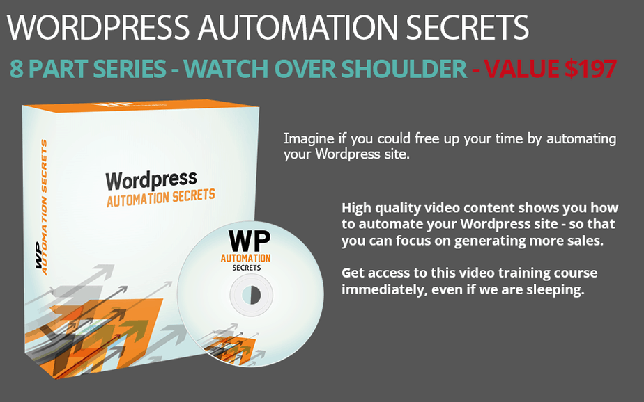 WordPress Automation Secrets Scene Cover