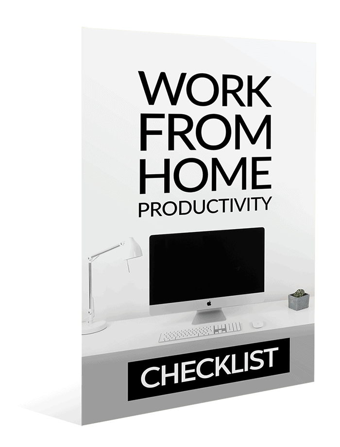 Work From Home Productivity Checklist Work From Home Productivity Checklist