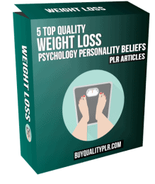 5 Top Quality Weight Loss Psychology Personality Beliefs PLR Articles