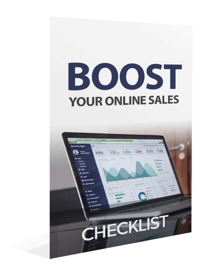 Boost Your Online Sales Checklist Boost Your Online Sales Checklist