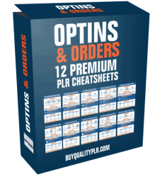 Optins and Orders 12 Premium PLR Cheatsheets