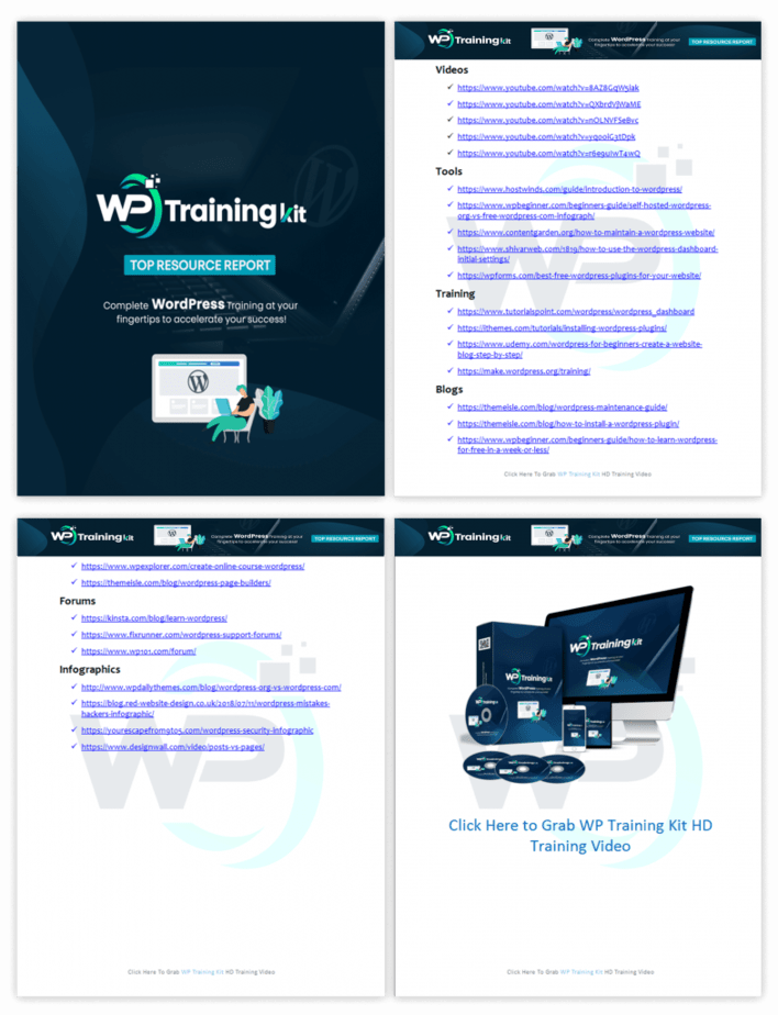 WP Training Kit Unrestricted PLR Videos Full Video Funnel