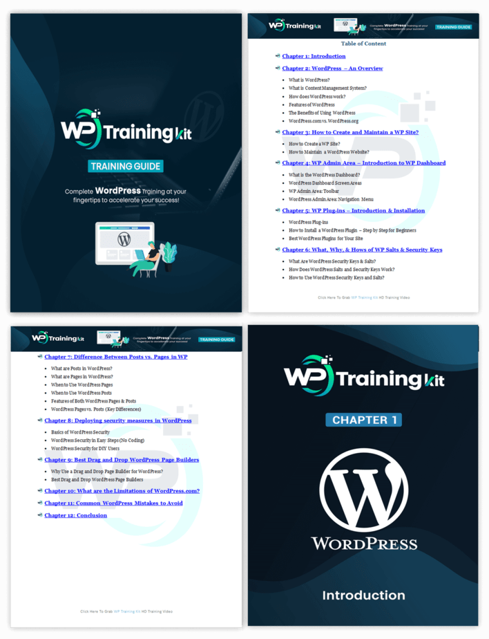 WP Training Kit Training Guide