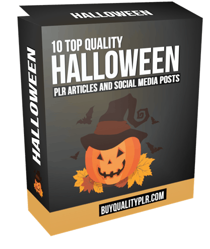 10 Top Quality Halloween PLR Articles and Social Media Posts