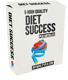 5 High Quality Diet Success PLR Articles