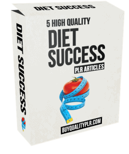 5 High Quality Diet Success PLR Articles