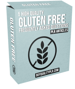 5 High Quality Gluten Free Diet Frequently Asked Questions PLR Articles