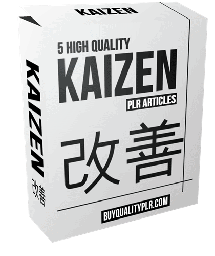 5 High Quality Kaizen PLR Articles