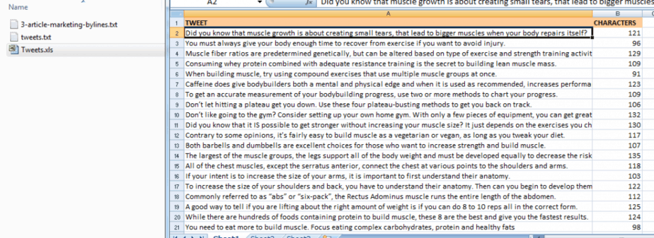 Muscle Building for Everyone Premium PLR Tweets Muscle Building for Everyone Premium PLR Tweets