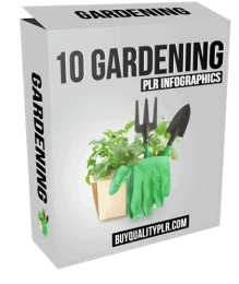 10 Gardening PLR Infographics