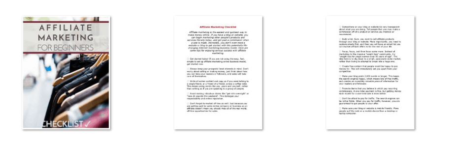 Affiliate Marketing PLR Checklist Inside Look Affiliate Marketing PLR Checklist Inside Look