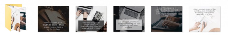 Boost Blog Challenge PLR Social Graphics