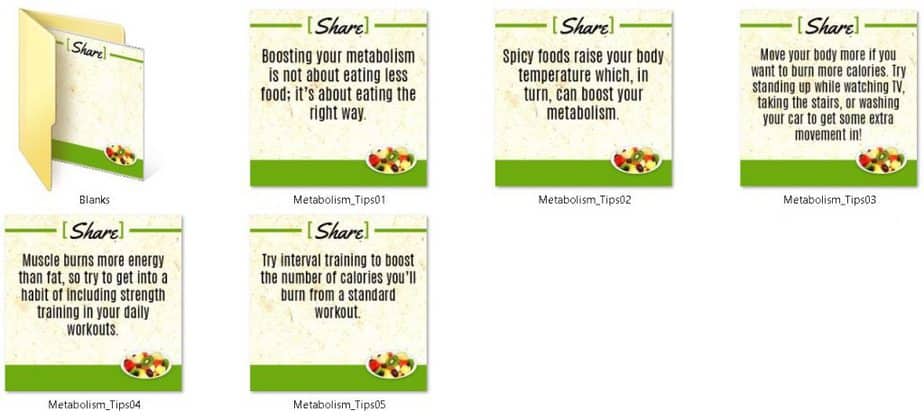 5 Shareable Social Media Health Tips PLR Graphic Posts 5 Shareable Social Media Health Tips PLR Graphic Posts
