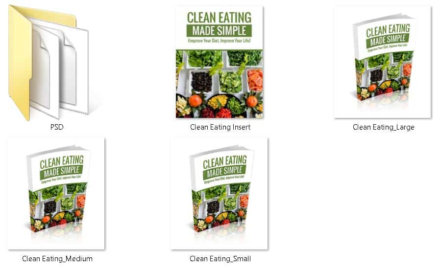 Clean Eating Premium PLR Ecovers